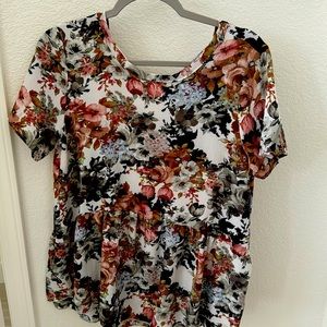 Marie B peplum top
